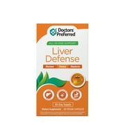 Doctors Preferred Liver Defense, Liver Health and Detox with Milk Thistle, 60 Capsules