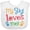 AA-White, variant on Inktastic My Gigi Loves Me Grandchild Boys or Girls Baby Bib