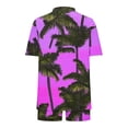 thumbnail image 5 of Gamivast Beach Outfits for Women 2 Piece Palm Tree Print Kimono & Elastic Waist Shorts Summer Sets Tropical Vacation Cover Up Holiday Lounge Suits, 5 of 5