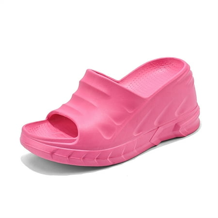 

Summer Men Sandals Unisex Garden Clogs Shoes Men s Light EVA Slippers for Male and Female Black Men 9/Women 10
