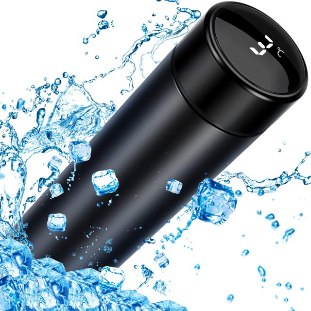 Termo Digital Navy Pier Pantalla LED 500 ml Acero Inoxidable