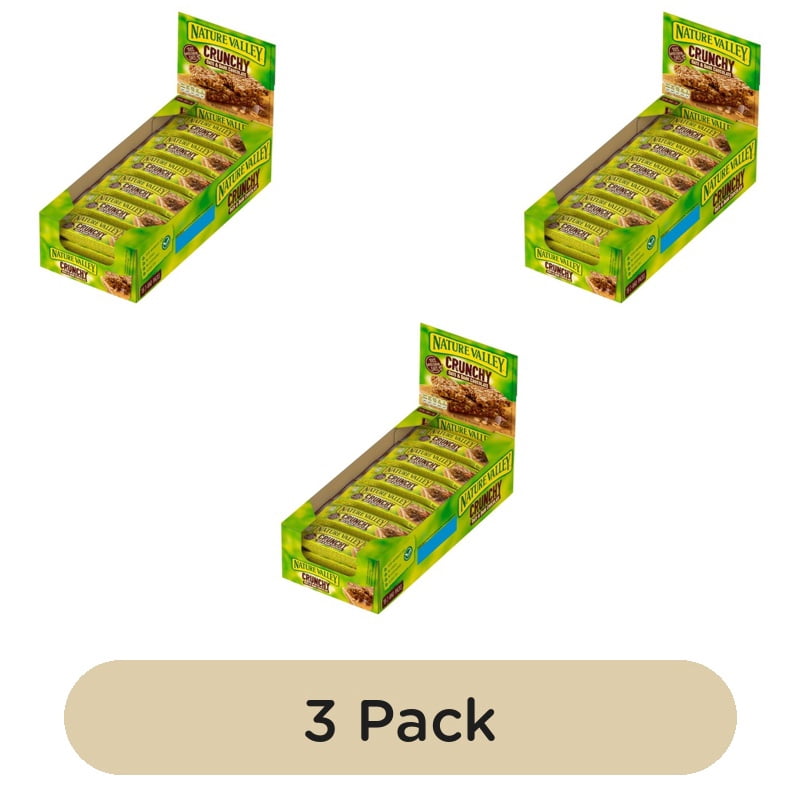 Nature Valley Crunchy Dark Chocolate & Oats Cereal Bars 18 x 42g, British Import (Pack of 3)