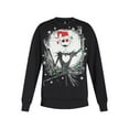 thumbnail image 5 of Nightmare Before Christmas Men's & Big Men's Jack Skellington Lights Graphic Sweatshirt, Sizes XS-3XL, 5 of 6