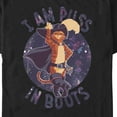 thumbnail image 2 of Men's Puss in Boots: The Last Wish I Am Puss in Boots  Graphic Tee Black X Large, 2 of 5