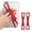 Red, variant on 2 Pack Universal Elastic Silicone Tablet Hand Strap, Secure Finger Grip Holder for 7–12" Tablets & eReaders,Rose