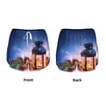 thumbnail image 6 of Sigee Lantern On Snow With Christmas for Women's Athletic Shorts High Waisted Running Shorts Pocket Sporty Short Gym Elastic Workout ShortsXX-Large, 6 of 9