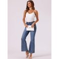 thumbnail image 2 of SMZ Womens Camisole Tops with Built in Bra Slim Fit Adjustable Spaghetti Strap Scoop Neck Tank Top, 2 of 5