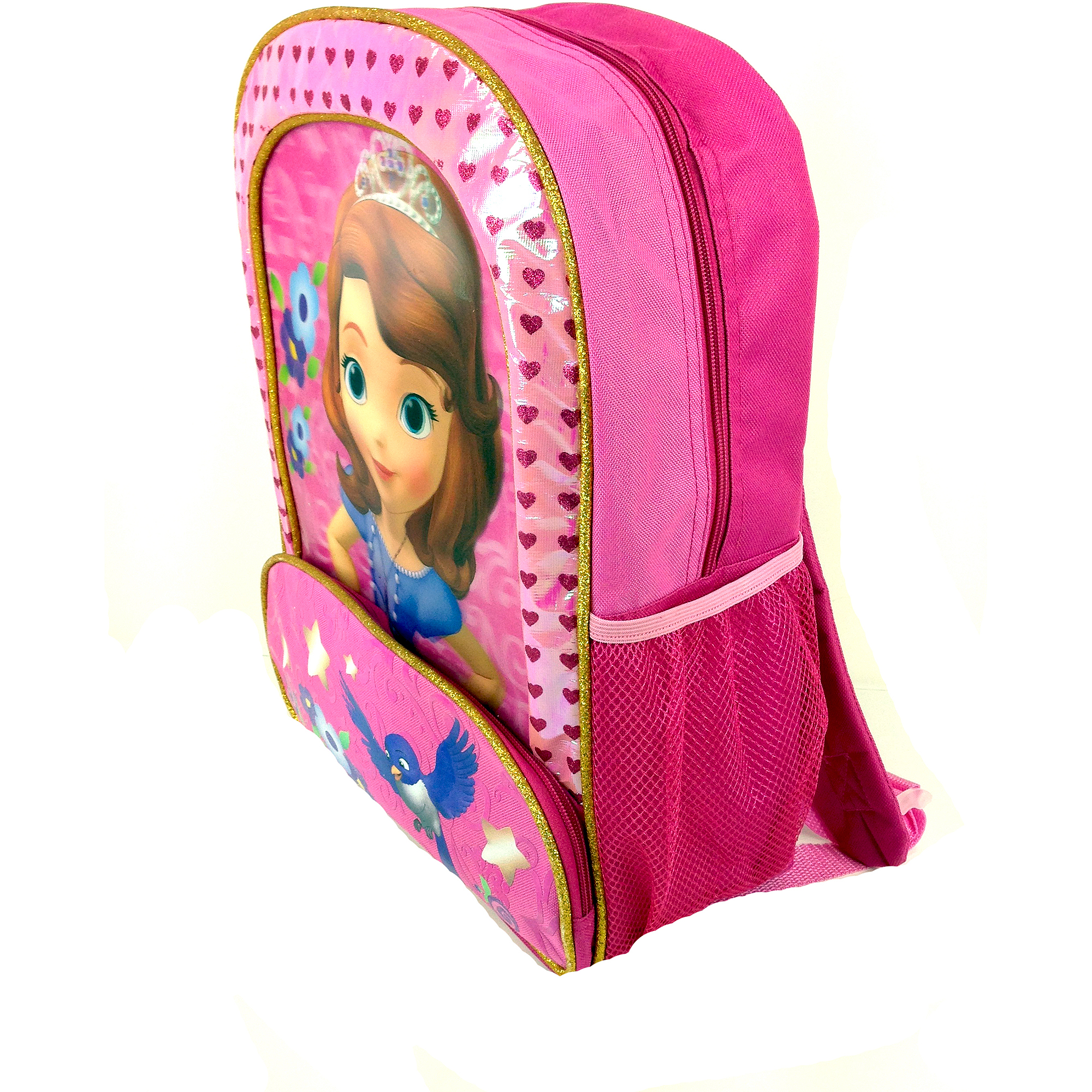 Disney Sofia The First 16" Girls' Pink Backpack - image 2 of 3
