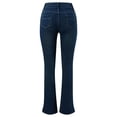 thumbnail image 5 of High Waist Flared Bootcut Jeans Winter Warm Trousers Stretchy Comfort Fit Wide Leg Flare Pants For Casual Wear, 5 of 6
