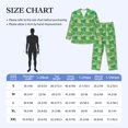 thumbnail image 4 of Balery Crocodile And Bush Pijama para Hombre de Dos Piezas con Manga Larga, Conjunto de Dormir y Descanso Suave con Bolsillos-XX-Large, 4 of 7