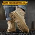 thumbnail image 4 of Work Boots for Men Slip On Welding Boots for Men Indestructible Steel Toe Boots Men's Steel Toe Shoes Fireproof Safety Toe Shoes Construction Boots for Welder Men's Work Shoes., 4 of 10