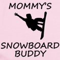 thumbnail image 2 of CafePress - Mommys Snowboard Buddy Body Suit - Baby Light Bodysuit, Size Newborn - 24 Months, 2 of 4