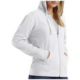 thumbnail image 2 of Basic Zip Up Hoodies for Women 2025 Long Sleeve Full Zipper Hoodie Jacket with Pockets Hooded Sweatshirt Pullover Tops, 2 of 5