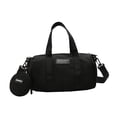 thumbnail image 3 of Bolso de hombro para mujer, tipo bandolera, con correa de hombro desmontable, sencillo, para ir de compras al aire libre, ir al trabajo o ir de fiesta Negro, 3 of 8