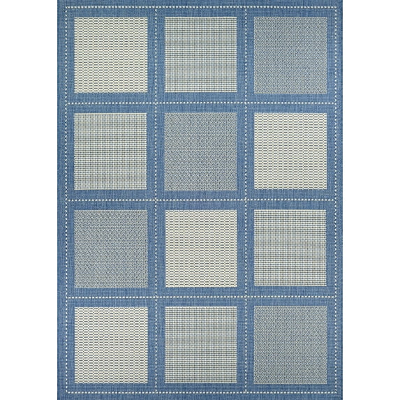 Couristan Recife Summit/Champagne-Blue Rug, Multiple Sizes