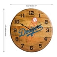 thumbnail image 2 of Imperial Los Angeles Dodgers Oak Barrel Clock, 2 of 3