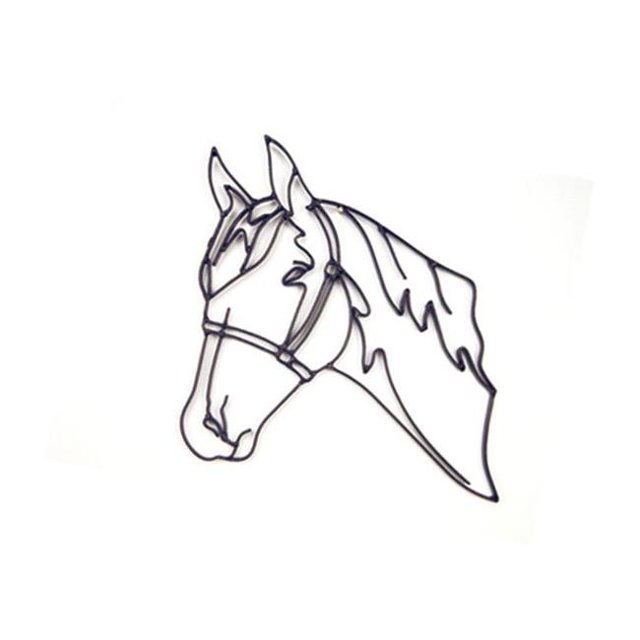 World Unique HH-112 Tête de Cheval - 15 x 14 x 0,5 Po.