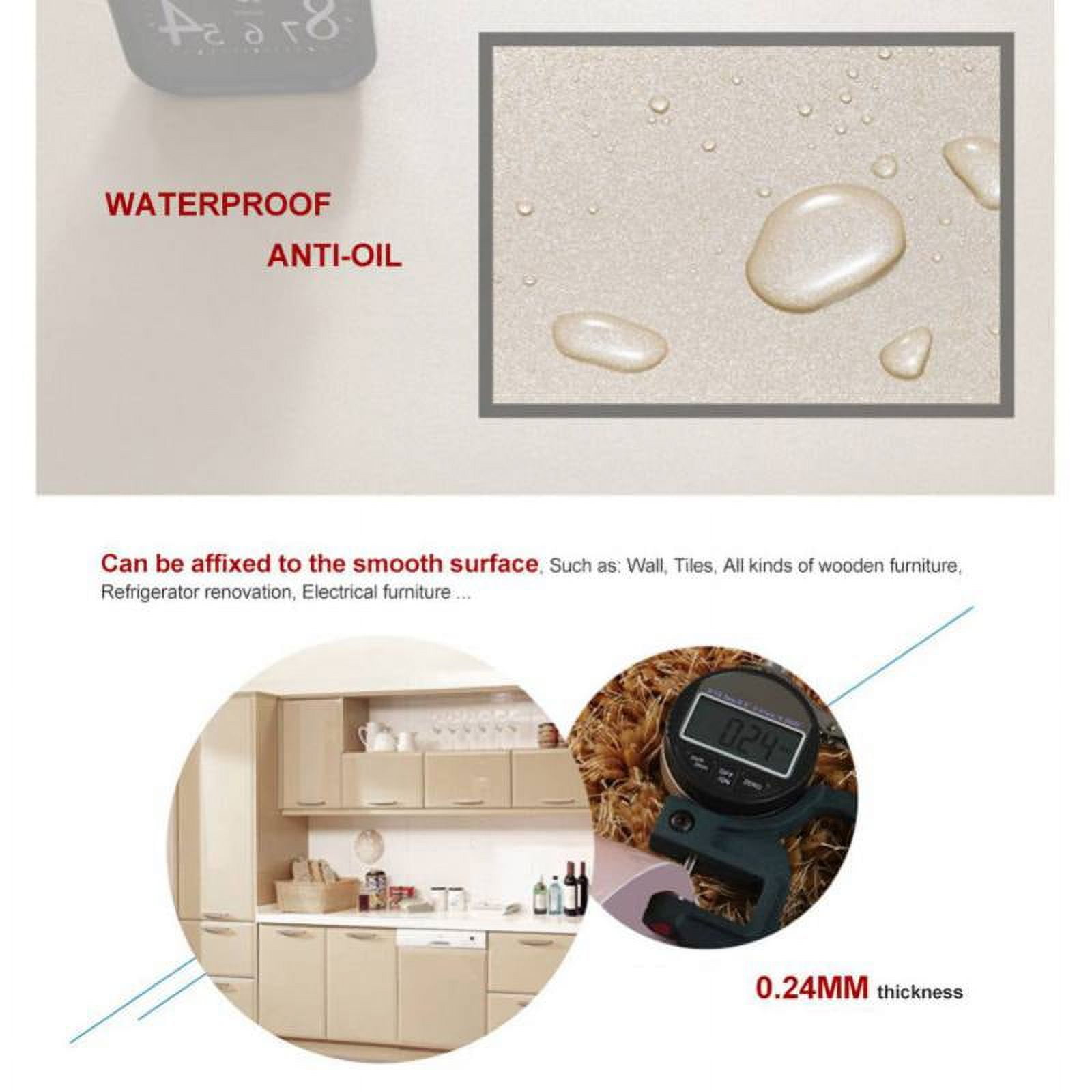 Self-Adhesive Solid Color PVC Wallpaper Roll Peel and Stick Wallpaper,Removable Waterproof Wallpaper Wall Sticker Decals for Counter Furniture Cabinet and Kitchen