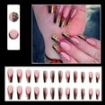thumbnail image 2 of Halloween Press on Nails 3D Spider Acrylic Nails Designs Extra Long Square False Nail with Patch Terror Skull and Spider Web Design Full Cover False on Nails Stick on Nail for Women 24 Pcs, 2 of 6