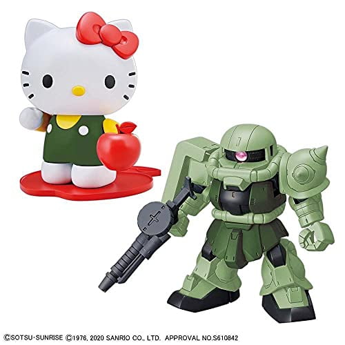 Gundam SD Gundam Cross Silhouette Model Kit: Hello Kitty/Zaku II