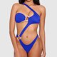 thumbnail image 1 of Bañador ahuecado de una pieza para mujer, traje de baño Sexy de un hombro con anillo atado, Bikini de Tanga con Espalda descubierta, traje de baño 2024, 1 of 5