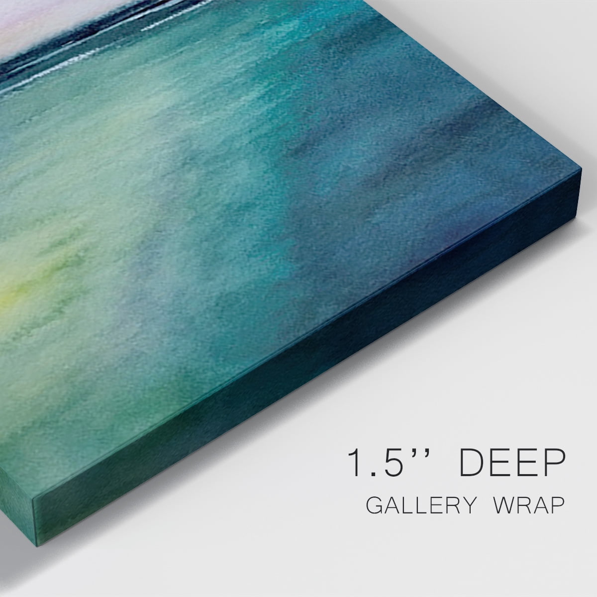Sherbet Sunset Diptych II Premium Gallery Wrapped Canvas - Ready to Hang