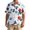 White#1, variant on Juesizh Shirts for Men Floral Print Summer Beach Shirt Fashion Casual Short Sleeve Button Down Shirt, S-2XL