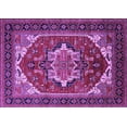 thumbnail image 1 of Ahgly Company Indoor Rectangle Persian Purple Traditional Area Rugs, 8' x 10', 1 of 4