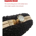 thumbnail image 3 of Cute Heart Shape Clutch Purse Mini Love Heart Rhinestone Wedding Handbag Party Women Purse, 3 of 7