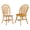 Oak, variant on Pemberly Row Arrowback Windsor Wood Dining Side Chairs in Brown (Set of 2)