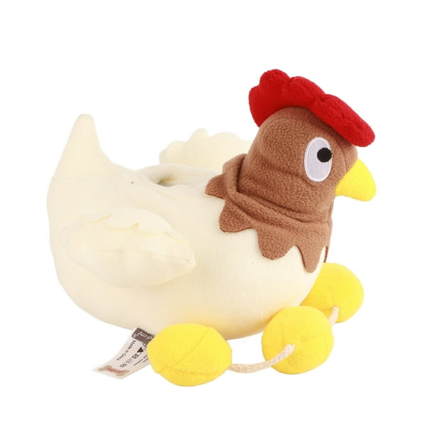 Juguete del animal doméstico de la gallina de la felpa, durabilidad extendida del juguete educativo del animal doméstico de la felpa de los juguetes del perro del juguete del perro de la gallina de la felpa