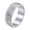 Silver, variant on 7MM Unisex Stainless Steel Creative Domen Simple Diamond-Cut Surface Patterned Hammered Biker Ring Statement Comfort Fit Silver Size 6