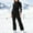 🔥 Black, variant on Gifts Dianli Women's Insulated Ski Overalls Windproof Waterproof Bib Snow Pants Adjustable Straps Fleece-Lined Thermal Romper with Pockets
