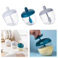 thumbnail image 2 of Round Seasoning Bottle Transparent Storage Container Kitchen Spice Jars with Spoon and Lid Pepper Salt Condiment Pots White, 2 of 4