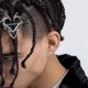 thumbnail image 3 of Pinza para el cabello en forma de corazón Pasador Tocado Soporte de cola de caballo antideslizante Accesorios Pinzas para el cabello Abrazadera lateral Cabello Niñas, 3 of 5