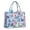 Colorful Butterfly Pastel, variant on Large Capacity Tote Bag,Purple Butterfly Pattern Handbag Fashion Luxury Tote Bag,15.7"x13"x 5.1" Inches,Laptop Compatible
