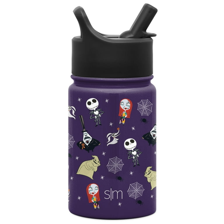 Simple Modern 10 Ounce Disney Summit Kids Water Bottle Thermos with Straw  Lid - Vacuum Insulated 18/8 Stainless Steel - Nightmare Before Christmas 