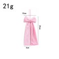 thumbnail image 2 of Christmas Decorations Velvet Bow Ornament Handmade Soft Hanging Bow With Rope For Tree Wreath Garland Wall Door Decor, 2 of 5