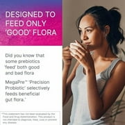 Microbiome Labs MegaPre Prebiotic Fiber Powder for Women, Men & Kids - Pre-Dosed Prebiotic Fiber Supplement Powder with Clinically Tested Oligosaccharides - Pineapple Orange Guava 30 Drink Packets