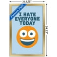 thumbnail image 3 of DaVid Olenick - Hate Everyone Wall Poster, 14.725" x 22.375", Framed, 3 of 3