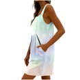 thumbnail image 5 of Iyufng Womens Rompers Printed Sleeveless Adjustable Straps Romper Summer Casual Shortalls, 5 of 7