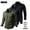 Army green+Navy+Black, variant on 3 Pack Men's 100% Cotton Long Sleeve Cargo Shirt, Button Down Work Shirt with Dual Chest Pockets, Casual Outdoor Hiking Solid Color Shirts for Men