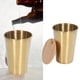 thumbnail image 4 of Taza Para Beber, Taza De Cerveza Apilable, Inofensiva, De Acero Inoxidable A Prueba De Herrumbre, De Una Sola Capa Con Tapa Para Fiesta Para El Hogar ANGGREK FJ3118, 4 of 8