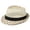 Yellow, variant on RYDCOT Straw Fedora Hat for Women Men Mesh Trilby Hat Panama Cuban Summer Beach Sun Outdoor Yellow