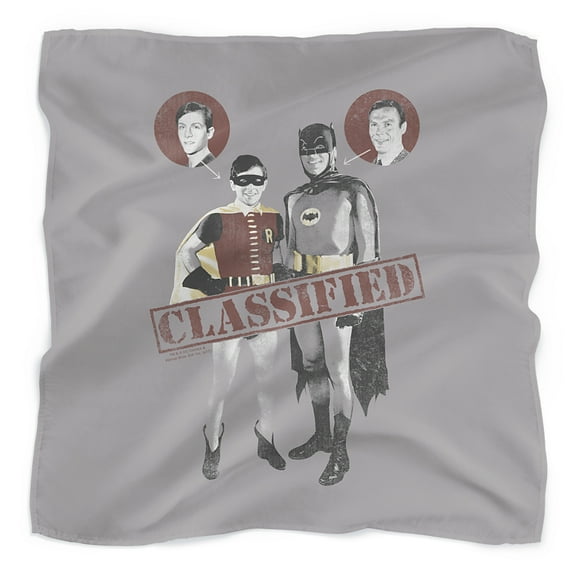 Batman Classic TV Series Batman & Robin Classified Bandana (21 in x 21 in)