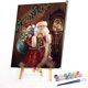 thumbnail image 1 of Cuadros Decorativos Kit de pintura al óleo de Papá Noel por númerospintura acrílica DIY sobre lienzo sin marco Ehuebsd embutido en tela, 1 of 1