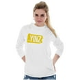 thumbnail image 3 of Yinz Philadelphia Pittsburgh PA Plus Size Long Sleeve Graphic Tee Shirt Brisco Brands 3X, 3 of 5