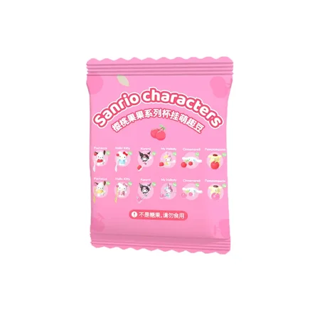 ChunLiang Genuine MINISO Sanrio Family Cherry Fruit Cup Hanging MINI Blind Bag Cartoon Cute Hello Kitty Blind Box Cute Decoration Gift
