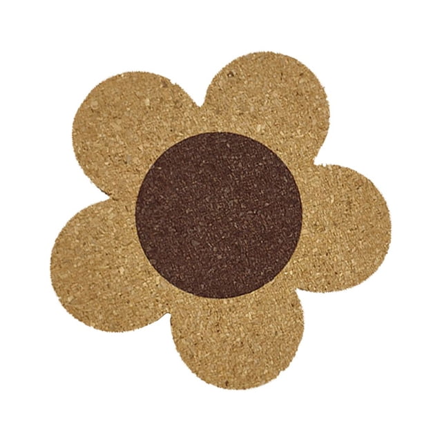 Inteprter Posavasos de corcho con aislamiento térmico para flores, soporte para maceta, almohadilla aislante gruesa, alfombrilla, suministros Mostrada 10cm