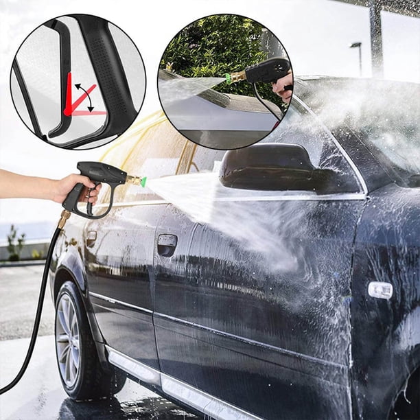 Limpiadora de alta presión 4000 PSI | Rociador de agua para lavado de autos en el hogar | Juego de boquillas de pulverización de cobre | 5 boquillas ajustables 0°-65° | Potente limpieza profunda